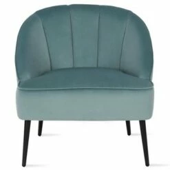 Geneva Channel Back Accent Chair - Dorel Living Rose