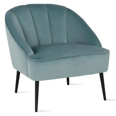 Geneva Channel Back Accent Chair - Dorel Living Rose 10 Geneva Channel Back Accent Chair - Dorel Living Rose - Image 8