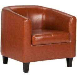 Flash Furniture LeatherSoft Lounge Chair with Sloping Arms -Living Room Chairs store unnamed file 5287