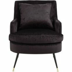 Studio 55D Virginia Corduroy Charcoal Accent Chair -Living Room Chairs store unnamed file 5412