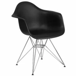Flash Furniture Alonza Series Plastic Chair with Arms and Chrome Base -Living Room Chairs store unnamed file 544