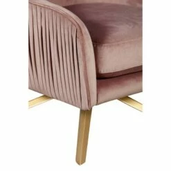 Adore Decor Jolie Swivel Accent Chair with Gold Base - Adore Décor Pink -Living Room Chairs store unnamed file 5451