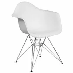 Flash Furniture Alonza Series Plastic Chair with Arms and Chrome Base -Living Room Chairs store unnamed file 546