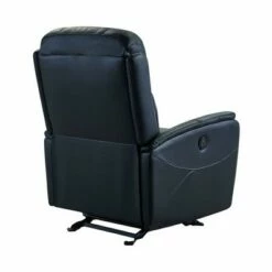 Wolfe Contemporary Leather Power Recliner Chair with USB Black - Armen Living -Living Room Chairs store unnamed file 55