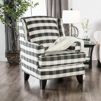 Farreau Striped Chair Ivory/Black - HOMES: Inside + Out 3 Farreau Striped Chair Ivory/Black - HOMES: Inside + Out