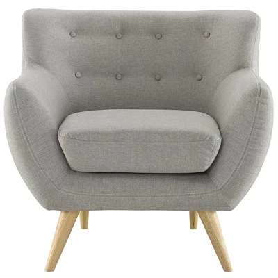 Remark Upholstered Armchair - Modway Beige 9 Remark Upholstered Armchair - Modway Beige - Image 7