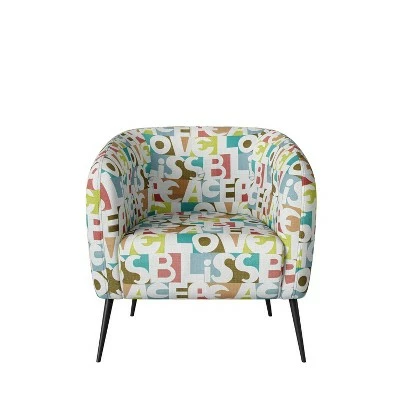 Cheramie Barrel Chair - Handy Living Modern Linen Black 10 Cheramie Barrel Chair - Handy Living Modern Linen Black - Image 8