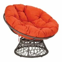Papasan Chair - OSP Home Furnishings Gray With Cream Wicker 34 Papasan Chair - OSP Home Furnishings Gray With Cream Wicker -Living Room Chairs store unnamed file 557