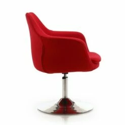 Set of 2 Kinsey Wool Blend Adjustable Height Swivel Accent Chairs Red - Manhattan Comfort -Living Room Chairs store unnamed file 5594