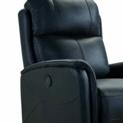 Wolfe Contemporary Leather Power Recliner Chair with USB Black - Armen Living -Living Room Chairs store unnamed file 56