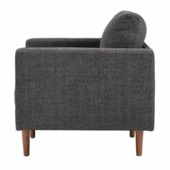 Hayden Tapered Leg Armchair with Pillows - Inspire Q Heather Gray -Living Room Chairs store unnamed file 5603