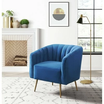 Lucia Armchair - Picket House Furnishings Cobalt 12 Lucia Armchair - Picket House Furnishings Cobalt - Image 10