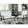 Sandros Mid-Century Accent Chair - HOMES: Inside + Out White