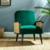 Flavio Rattan Accent Armchair | Karat Home -Living Room Chairs store unnamed file 5629