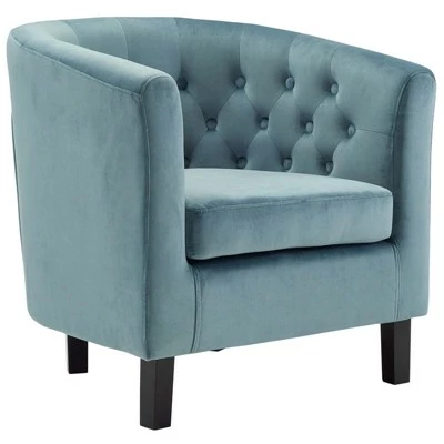 Prospect Velvet Armchair - Modway Black 11 Prospect Velvet Armchair - Modway Black - Image 9