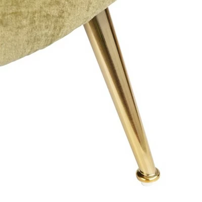 Twila Scalloped Back Chair - angelo:HOME Citron 4 Twila Scalloped Back Chair - angelo:HOME Citron - Image 2