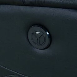 Wolfe Contemporary Leather Power Recliner Chair with USB Black - Armen Living -Living Room Chairs store unnamed file 57