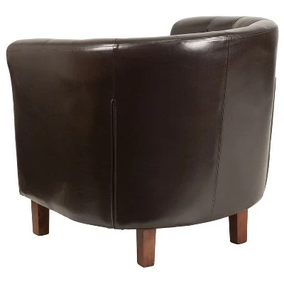 Flash Furniture HERCULES Cranford Series Tufted Barrel Chair 3 Flash Furniture HERCULES Cranford Series Tufted Barrel Chair