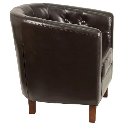 Flash Furniture HERCULES Cranford Series Tufted Barrel Chair 4 Flash Furniture HERCULES Cranford Series Tufted Barrel Chair - Image 2