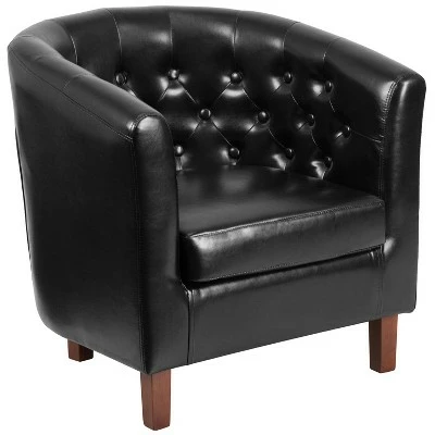 Flash Furniture HERCULES Cranford Series Tufted Barrel Chair 9 Flash Furniture HERCULES Cranford Series Tufted Barrel Chair - Image 7
