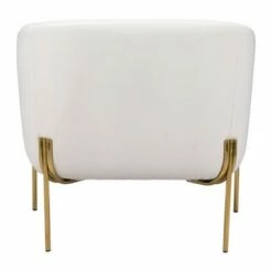 Mikala Armchair Ivory/Gold - ZM Home -Living Room Chairs store unnamed file 5717