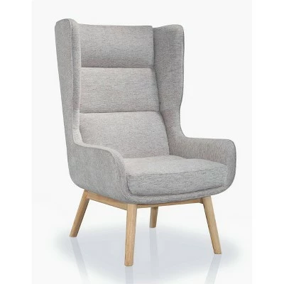 Sampson Twill Accent Chair - Manhattan Comfort Wheat 8 Sampson Twill Accent Chair - Manhattan Comfort Wheat - Image 6