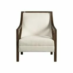 Dayna Accent Chair with Brown Frame - Picket House Furnishings Natural -Living Room Chairs store unnamed file 5779