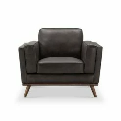 Taverly Leather Chair - Abbyson Living Camel