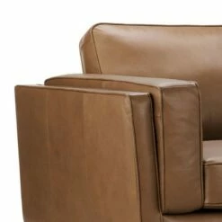 Taverly Leather Chair - Abbyson Living Camel -Living Room Chairs store unnamed file 5785