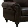 Hobson Leather Armchair - Abbyson Living Brown