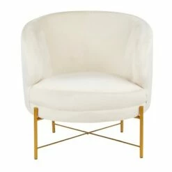 Chloe Contemporary Accent Chair - LumiSource Gold/black -Living Room Chairs store unnamed file 5795
