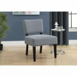 Accent Chair Abstract Dot Fabric - EveryRoom Light Blue