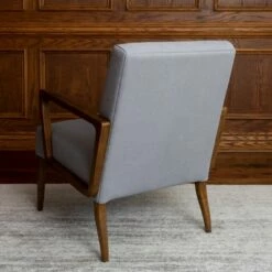 Padbery Linen Armchair Light Gray - Abbyson Living -Living Room Chairs store unnamed file 5865