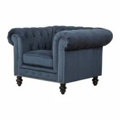 Grand Chester Armchair - Abbyson Living Navy -Living Room Chairs store unnamed file 5872