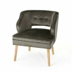 Mariposa Mid Century Accent Chair - Christopher Knight Home Gray 21 Mariposa Mid Century Accent Chair - Christopher Knight Home Gray -Living Room Chairs store unnamed file 588