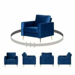 Live-It Cozy Accent Chair - South Shore Dark Green -Living Room Chairs store unnamed file 5902