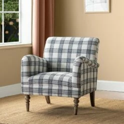 Orazio Accent Chair Plaind | Karat Home