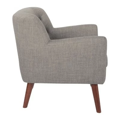 Mill Lane Chair with Coffee Legs - OSP Home Furnishings Gray 3 Mill Lane Chair with Coffee Legs - OSP Home Furnishings Gray