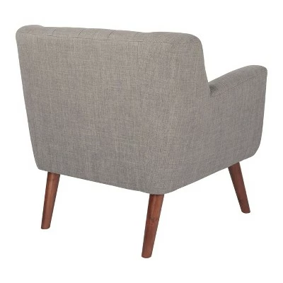 Mill Lane Chair with Coffee Legs - OSP Home Furnishings Gray 4 Mill Lane Chair with Coffee Legs - OSP Home Furnishings Gray - Image 2