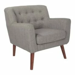 Mill Lane Chair with Coffee Legs - OSP Home Furnishings Gray 15 Mill Lane Chair with Coffee Legs - OSP Home Furnishings Gray -Living Room Chairs store unnamed file 5935