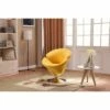 Set of 2 Tulip Velvet Swivel Accent Chairs Yellow - Manhattan Comfort -Living Room Chairs store unnamed file 5970