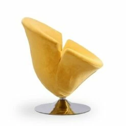 Set of 2 Tulip Velvet Swivel Accent Chairs Yellow - Manhattan Comfort 8 Set of 2 Tulip Velvet Swivel Accent Chairs Yellow - Manhattan Comfort -Living Room Chairs store unnamed file 5972
