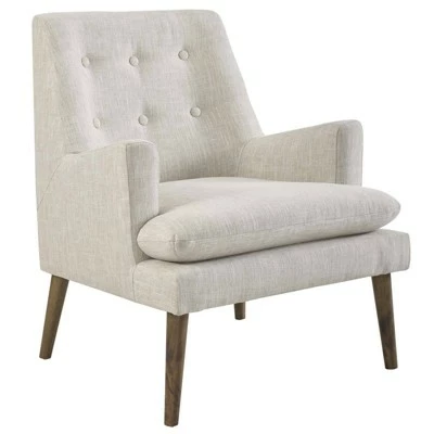 Leisure Upholstered Lounge Chair - Modway Beige 9 Leisure Upholstered Lounge Chair - Modway Beige - Image 7