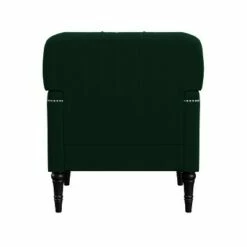 Kibby Diamond Button Tufted Armchair Velvet - Handy Living Fawn Gray -Living Room Chairs store unnamed file 6005