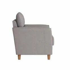 Georgia Upholstered Accent Armchair Light Gray - CorLiving 10 Georgia Upholstered Accent Armchair Light Gray - CorLiving -Living Room Chairs store unnamed file 6013