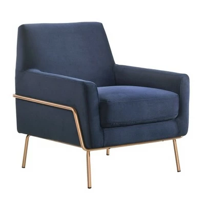 Kent Modern Accent Armchair - Picket House Furnishings Blue 3 Kent Modern Accent Armchair - Picket House Furnishings Blue