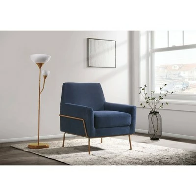 Kent Modern Accent Armchair - Picket House Furnishings Blue 6 Kent Modern Accent Armchair - Picket House Furnishings Blue - Image 4