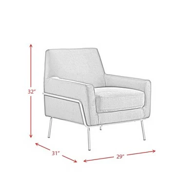 Kent Modern Accent Armchair - Picket House Furnishings Blue 13 Kent Modern Accent Armchair - Picket House Furnishings Blue - Image 11