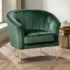 55 Downing Street Leighton Green Velvet and Gold Tufted Accent Chair 2 55 Downing Street Leighton Green Velvet and Gold Tufted Accent Chair -Living Room Chairs store unnamed file 6047