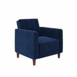 Isabella Tufted Velvet Accent Chair - Room & Joy Pink -Living Room Chairs store unnamed file 6096